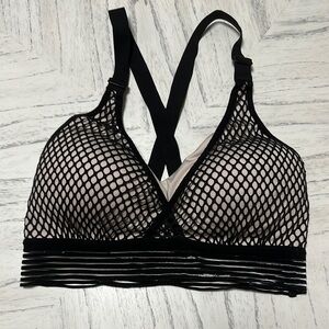 Victoria's Secret Black Fishnet Bralette